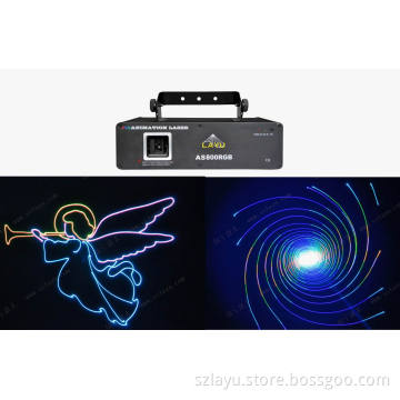 800mW SD Card Animation Laser / Stage Laser Lights (AS800RGB)